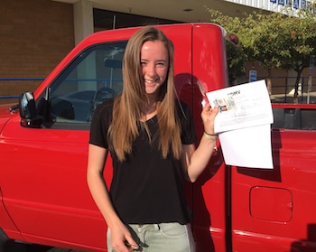 Kaily Conrad Gets Her Driver's Licence in Reno