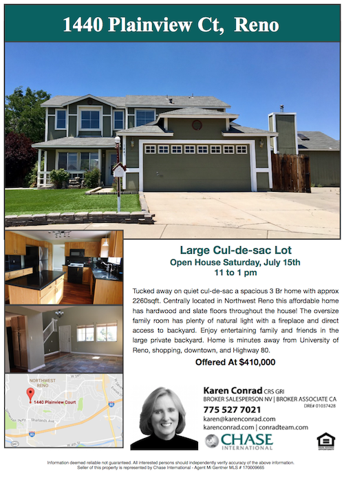 Homes for Sale In Reno Karen Conrad Realtor